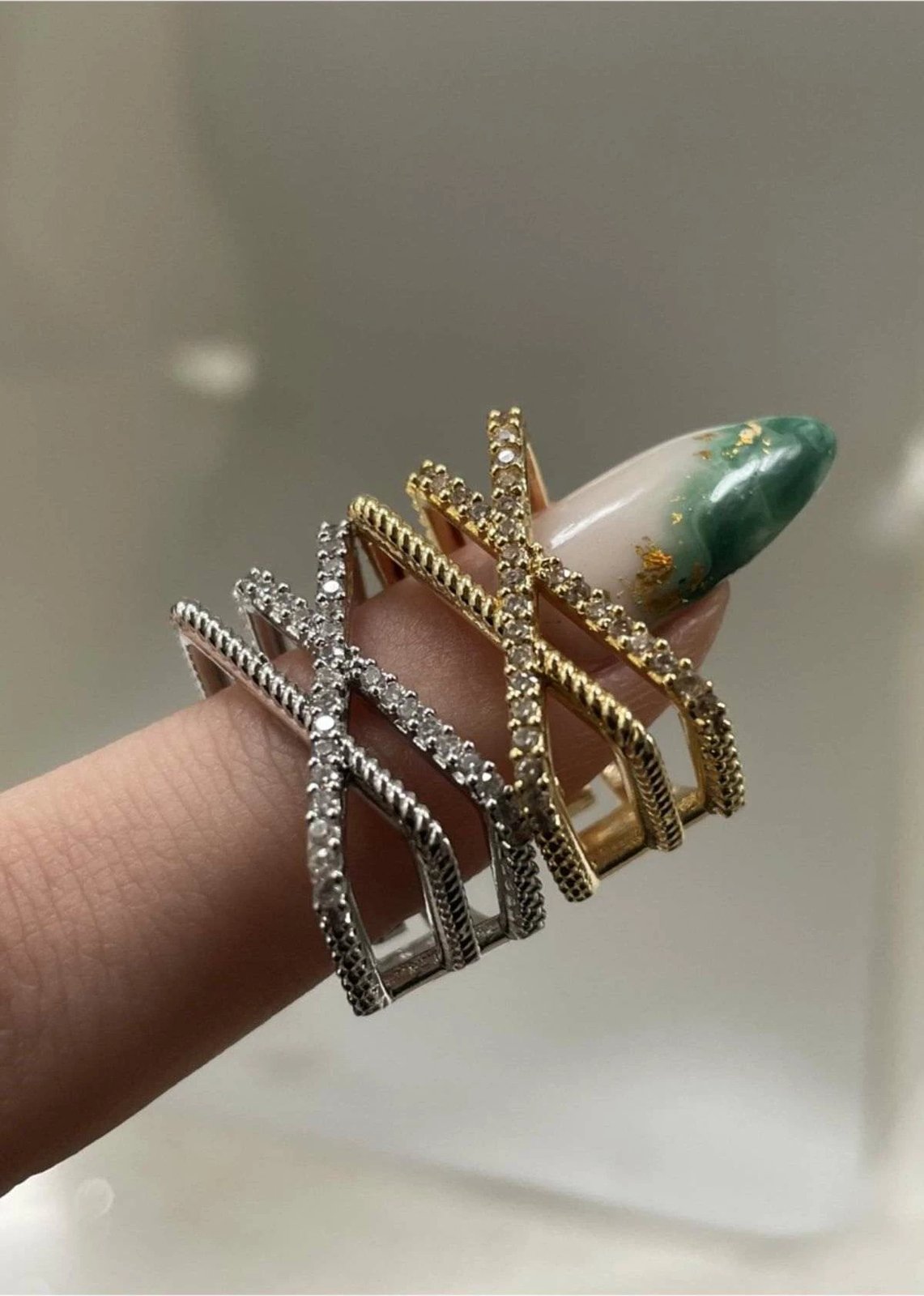 Unazë prej bronzi, ngjyrë ari, Jumeon, KPEGMSA224s