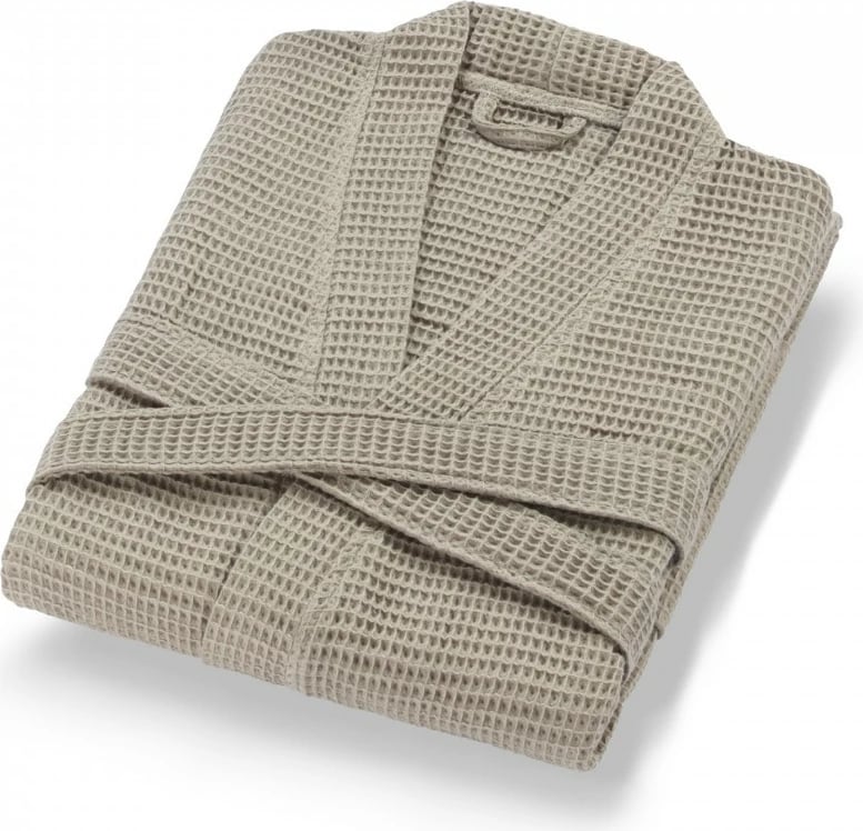 Rrobë banje Mijölnir, Mia Waffle, ngjyrë gri e ngrohtë