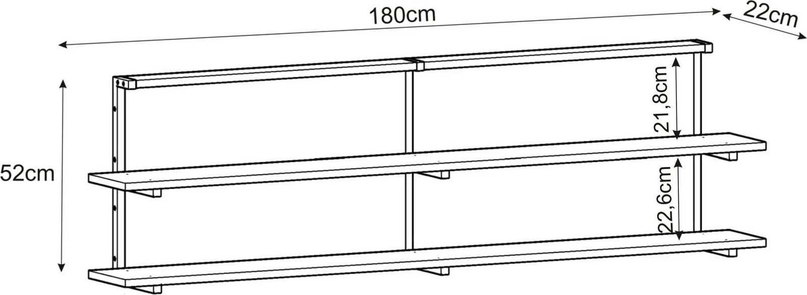 Tavolinë anësore Skye Decor, ngjyrë antracit, Mela