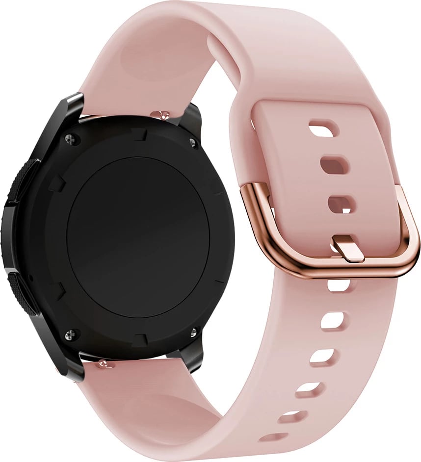 Rrip silikoni Hurtel Silicone Strap TYS për Samsung Galaxy Watch 20 mm, për kasa 40/41/42/43/44 mm, rozë