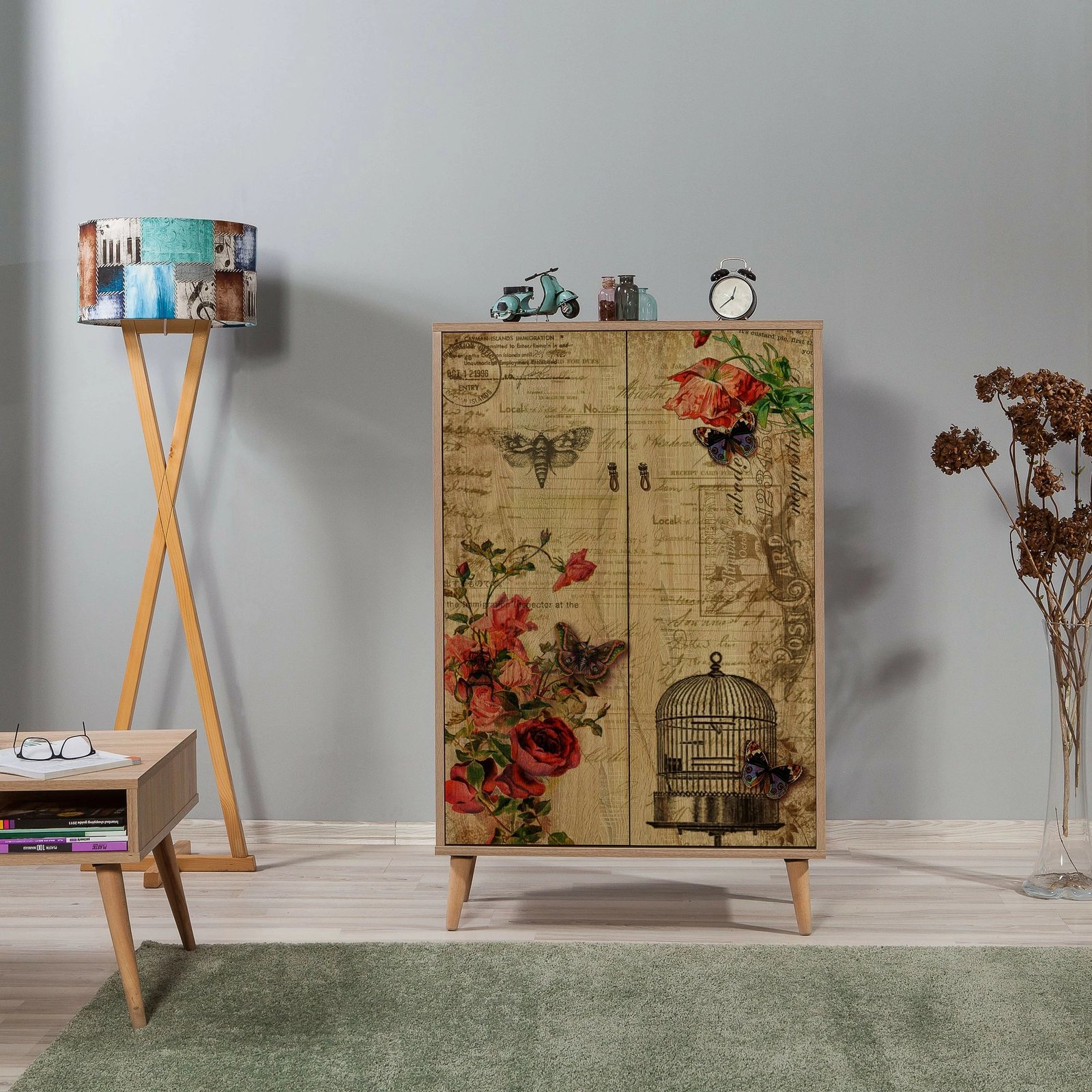 Dollap multifunksional, ngjyrë lisi Sonoma, Skye Decor, Multibox - 734