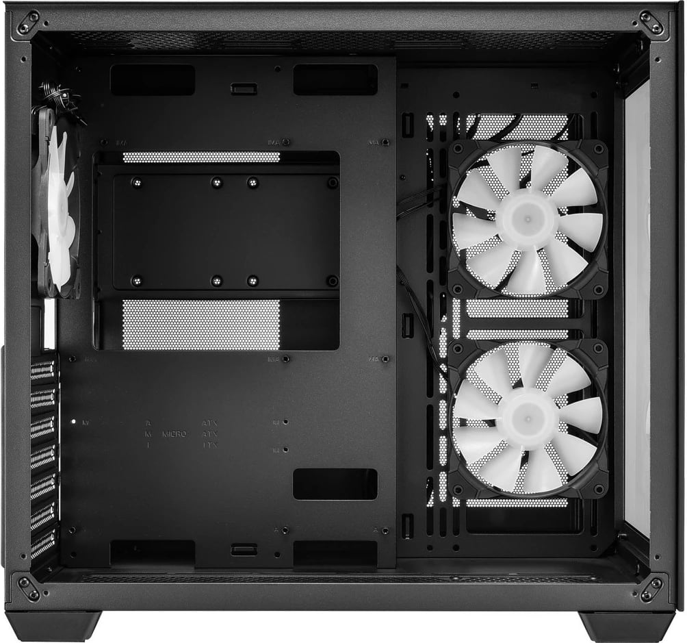 Kasë FSP CMT380 RGB, Midi Tower, xham, ndriçim RGB, e zezë
