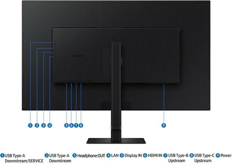 Monitor Samsung ViewFinity S8 LS37D800UAUXEN, 37", UHD, i zi