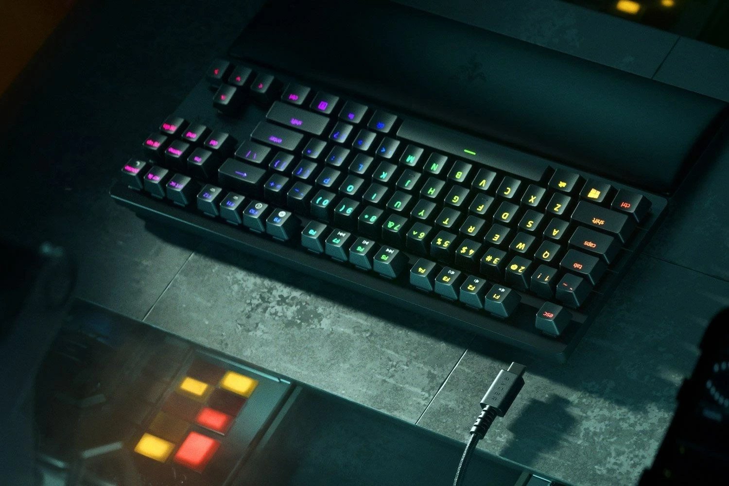Tastierë gaming  Razer Huntsman V2 Tenkeyless, USB QWERTY, e zezë