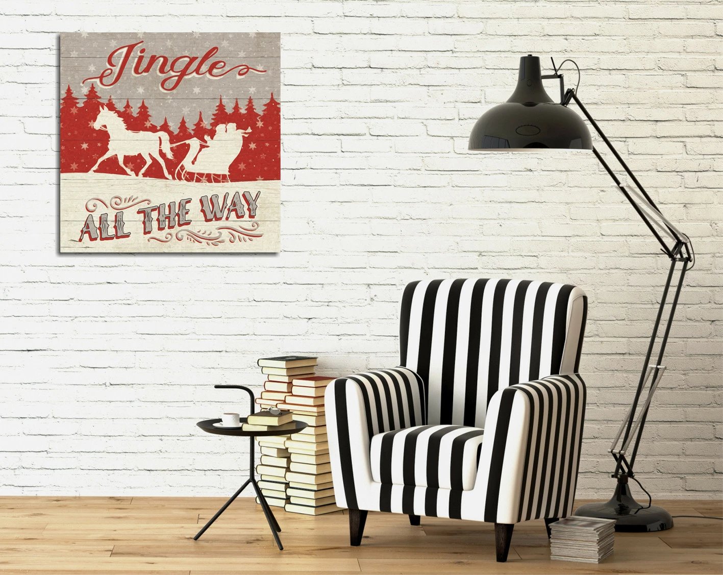 Pikturë dekorative në kanavacë, shumëngjyrëshe, Wallity, KC187, 45x45cm