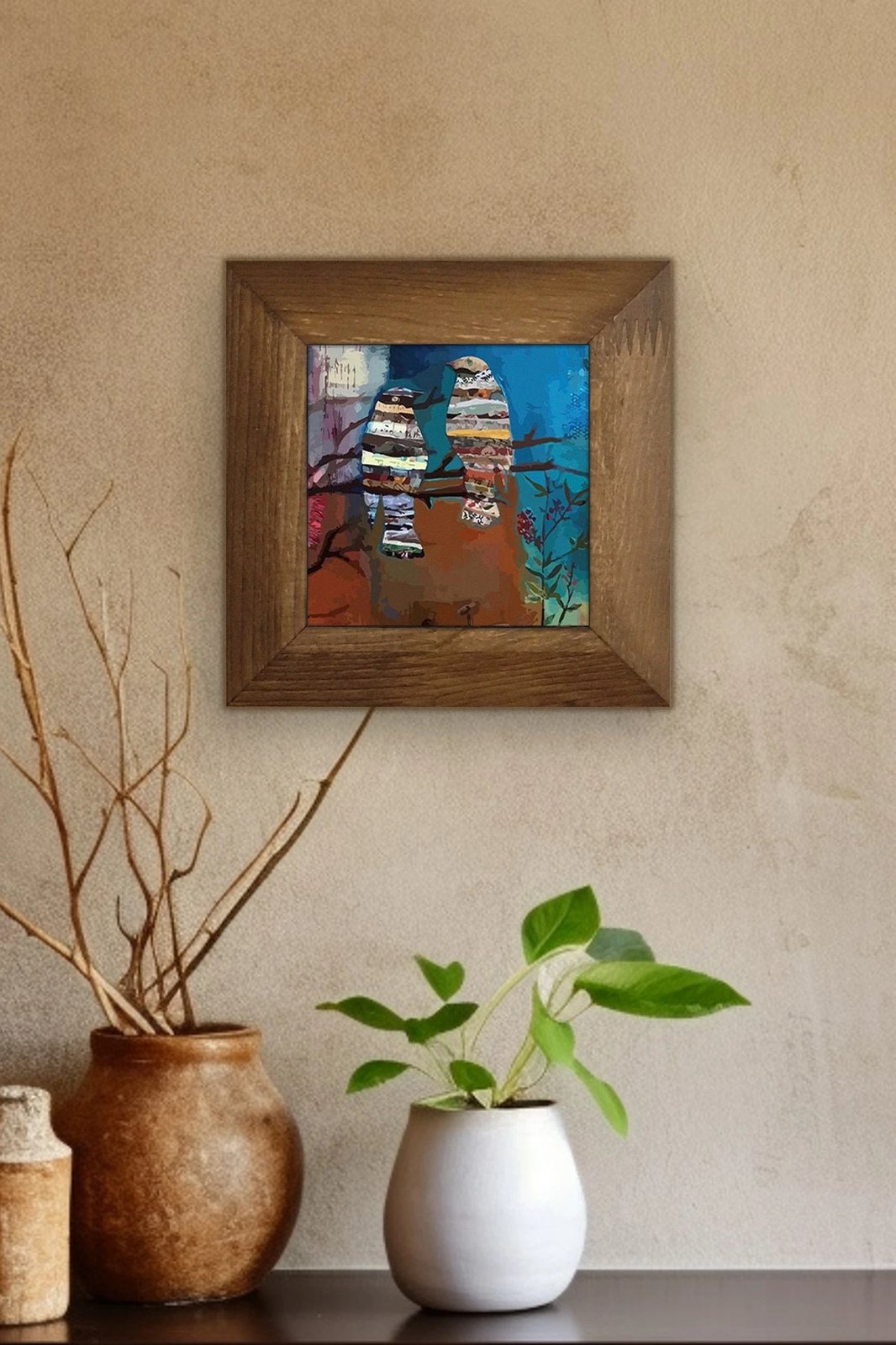 Pikturë dekorative me kornizë, shumëngjyrëshe, Artvessakaro34