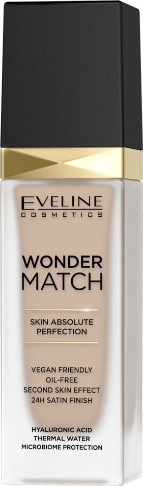 Fondatinë Eveline Cosmetics Wonder Match Foundation 12 Light Natural 30ml