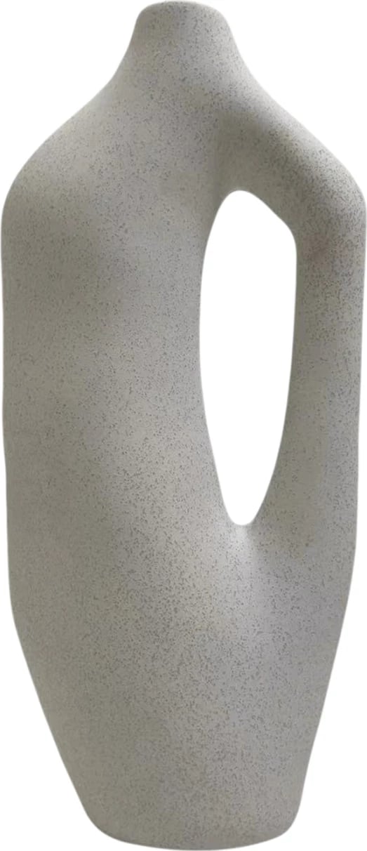 Dekor për tavolinë, seri SEBOR, FH4625, ngjyrë e bardhë e zbehtë, 20x9x46 cm