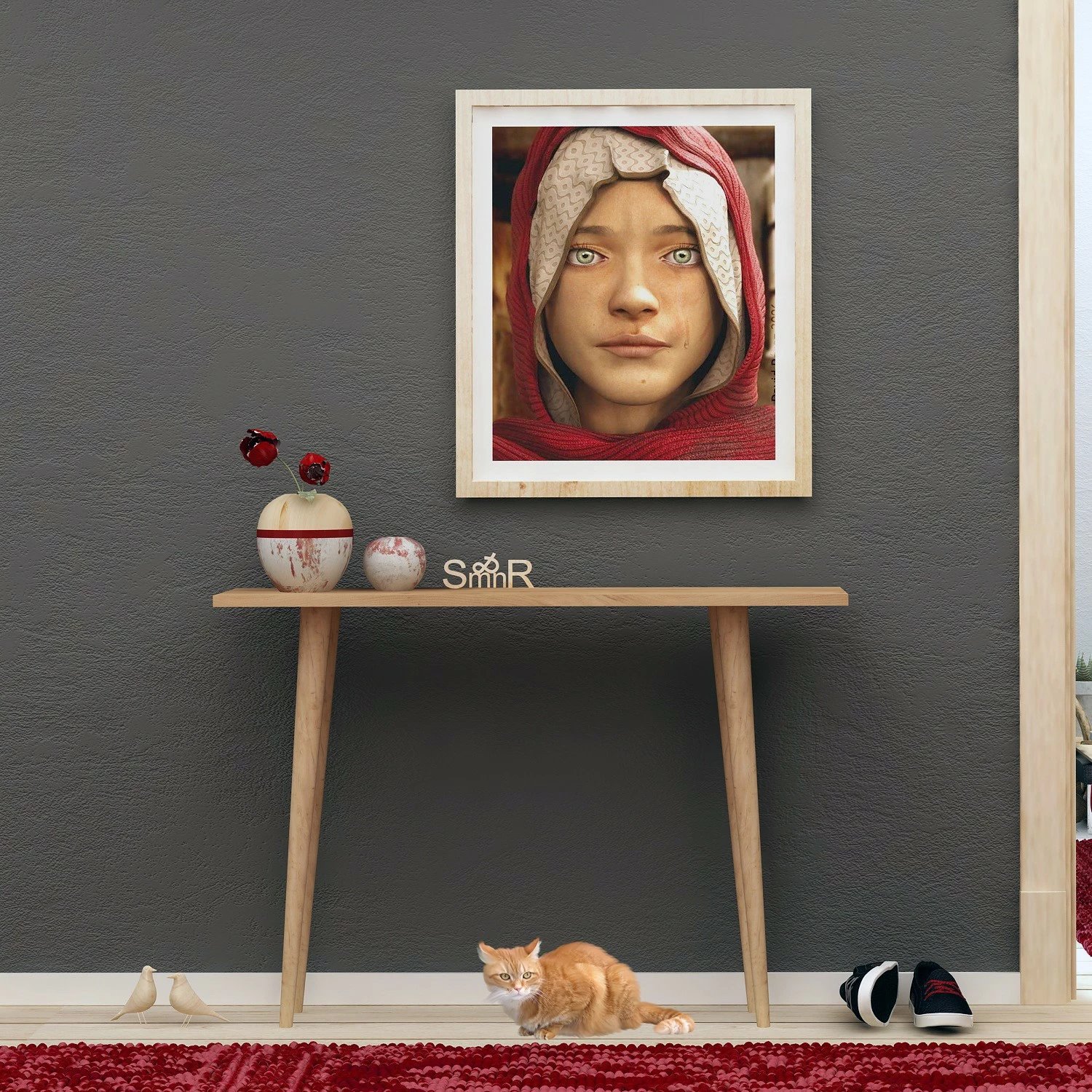 Bufe Hanah Home, Desidero, ngjyrë lisi