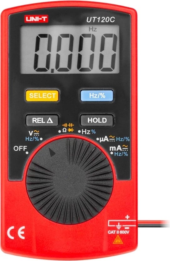 Multimetër UNI-T UT120C, i kuq