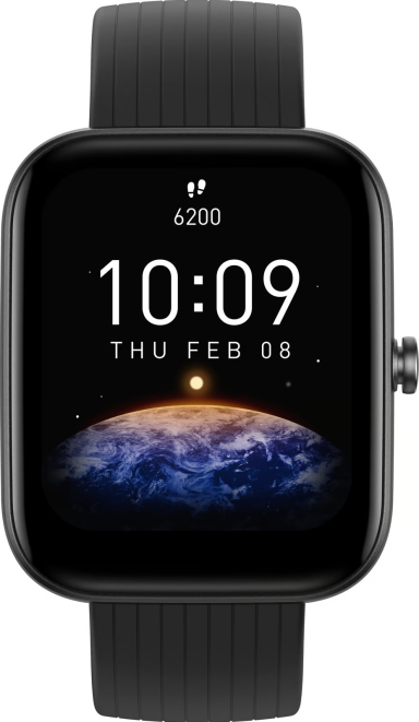 Smartwatch Amazfit Bip 3 Pro, 44mm, GPS, e zezë