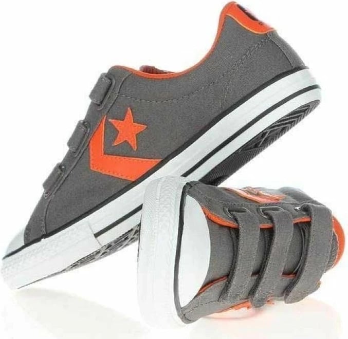 Atlete për fëmijë Converse, gri/portokalli