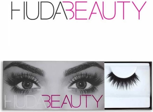 Qerpikë Huda Beauty Carmen #9, të zinj