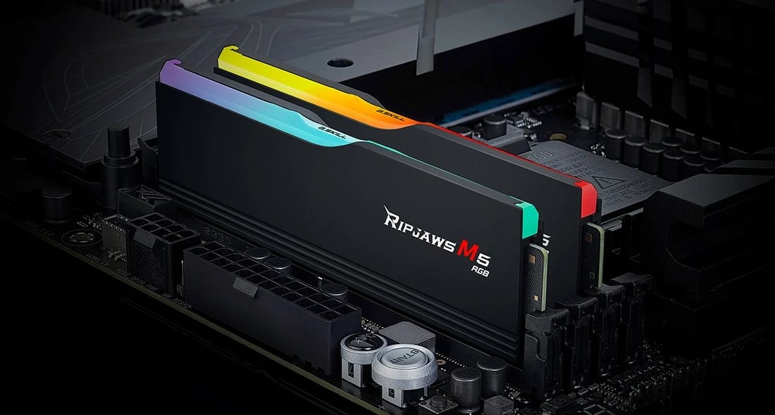 RAM Memorje G.Skill Ripjaws M5 RGB 64GB (2x32GB) DDR5 6400MHz, multikolor