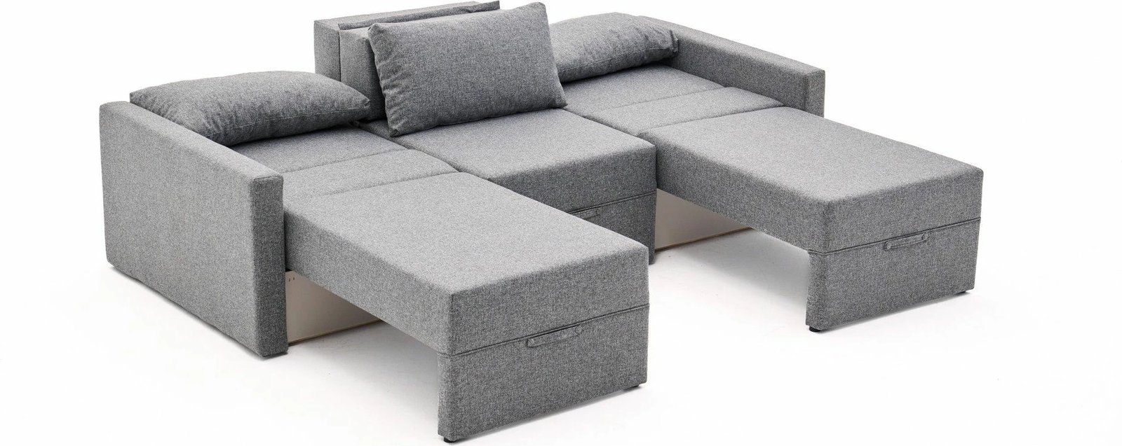 Kënd-sofë krevate Atelier del Sofa, Saros, gri