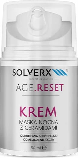Krem nate-masque për femra SOLVERX Age Reset me ceramide, 50ml