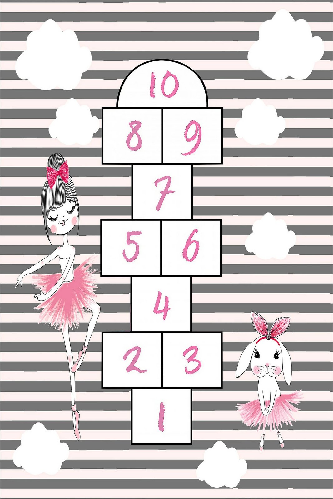 Qilim shumëngjyrësh për fëmijë, 60x100cm, Conceptum Hypnose, WOOKECE027