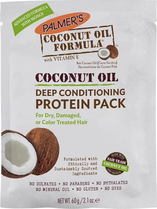 Kondicioner i thellë për femra PALMER'S Coconut Oil Formula Deep Conditioner Protein Pack, 60g