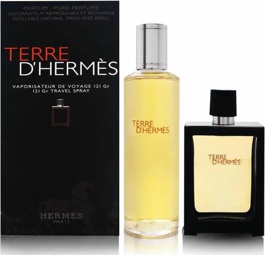 Eau de Parfum për meshkuj Hermès Terre d'Hermès, 30ml, set 2 copë