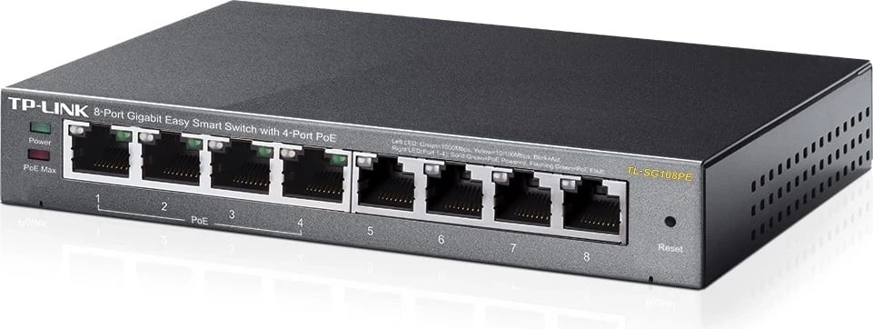 Switch TP-Link TL-SG108PE, 8 Porte LAN