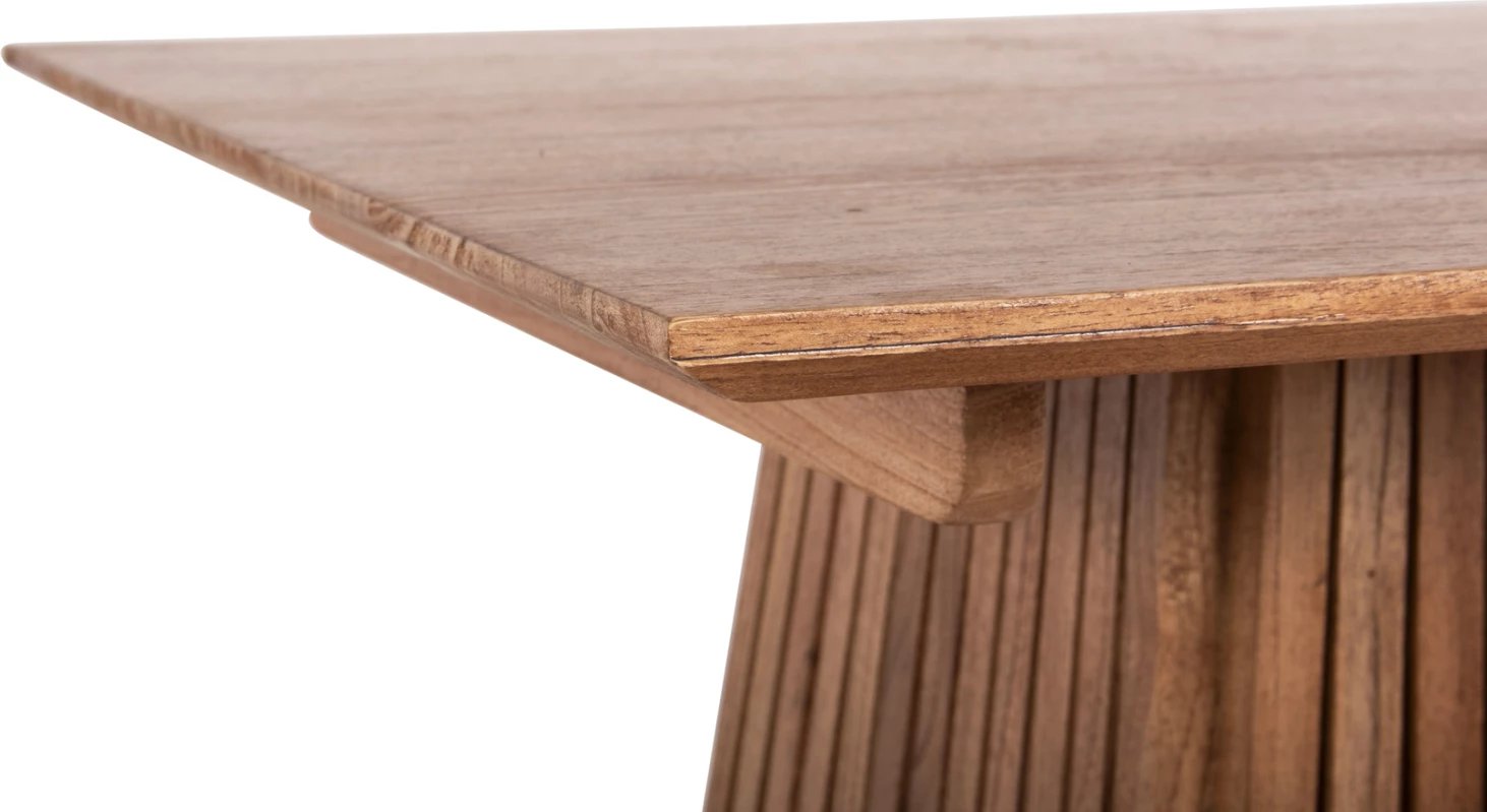 Tavolinë katrore për ngrënie, FRANTZ, dru MINDI, 80x80x75H cm