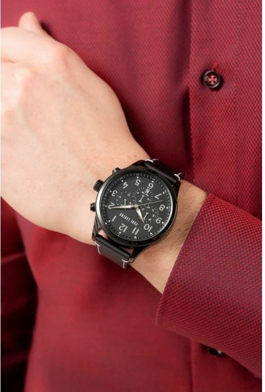 Orë dore për meshkuj Paul Lorens, e zezë