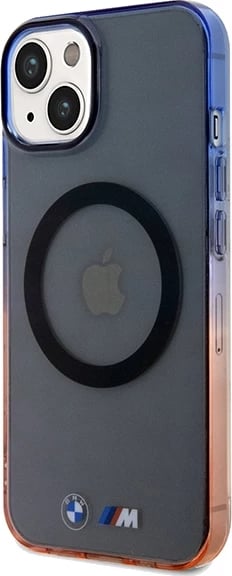 Mbështjellës BMW Gradient Bumper MagSafe për iPhone 15 Plus / 14 Plus, Gri