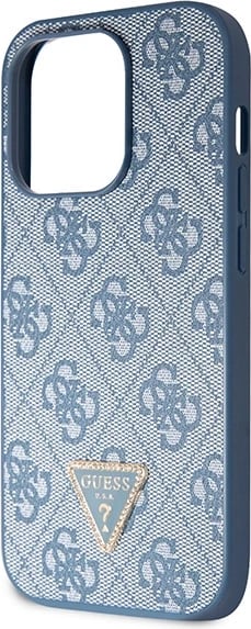 Mbështjellës Guess GUHCP14LP4TDSCPB për iPhone 14 Pro 6.1", hardcase, Crossbody 4G Metal Logo, Blu
