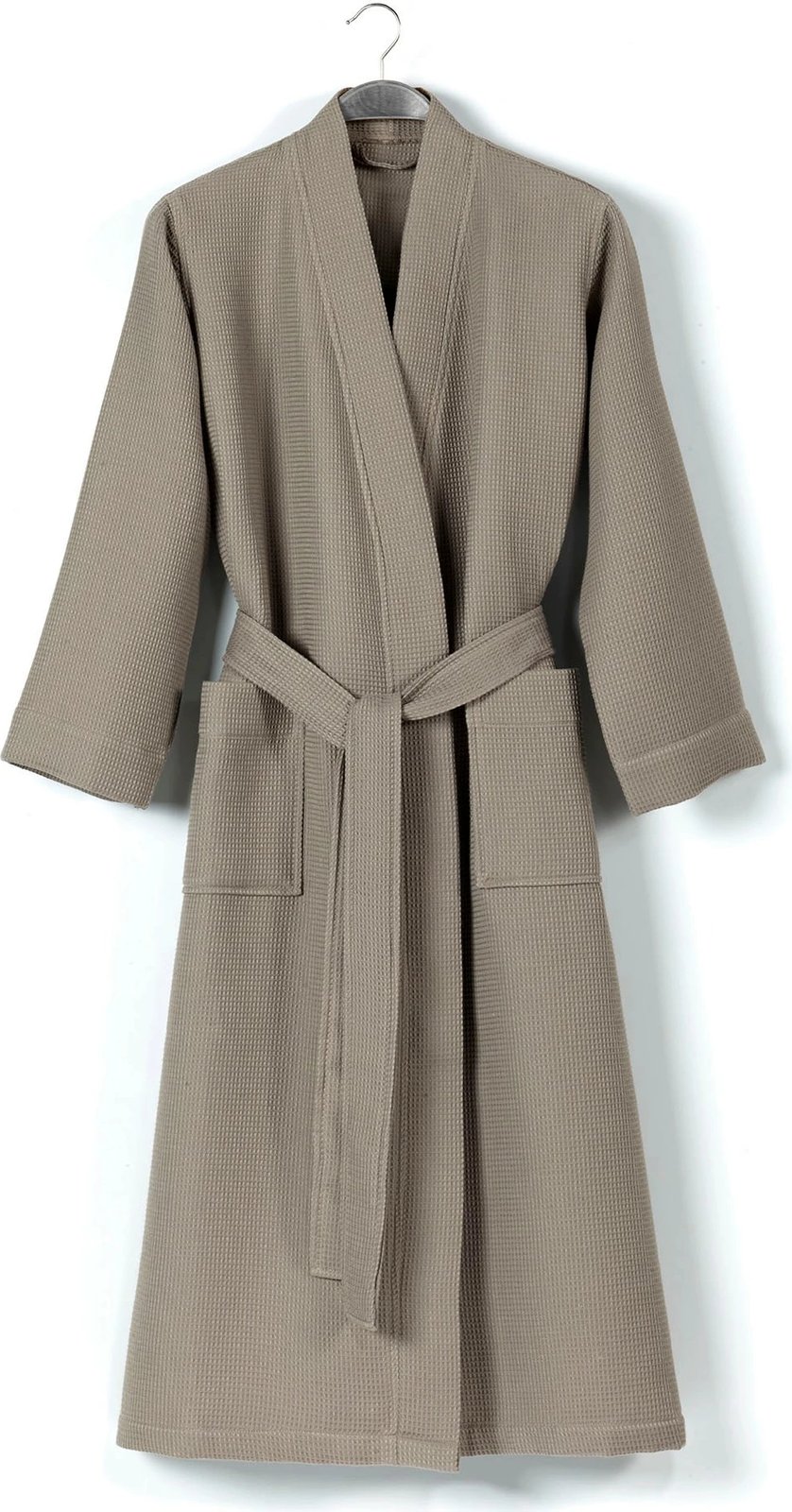 Rrobë banje Mijölnir, Mia Waffle, ngjyrë gri e ngrohtë