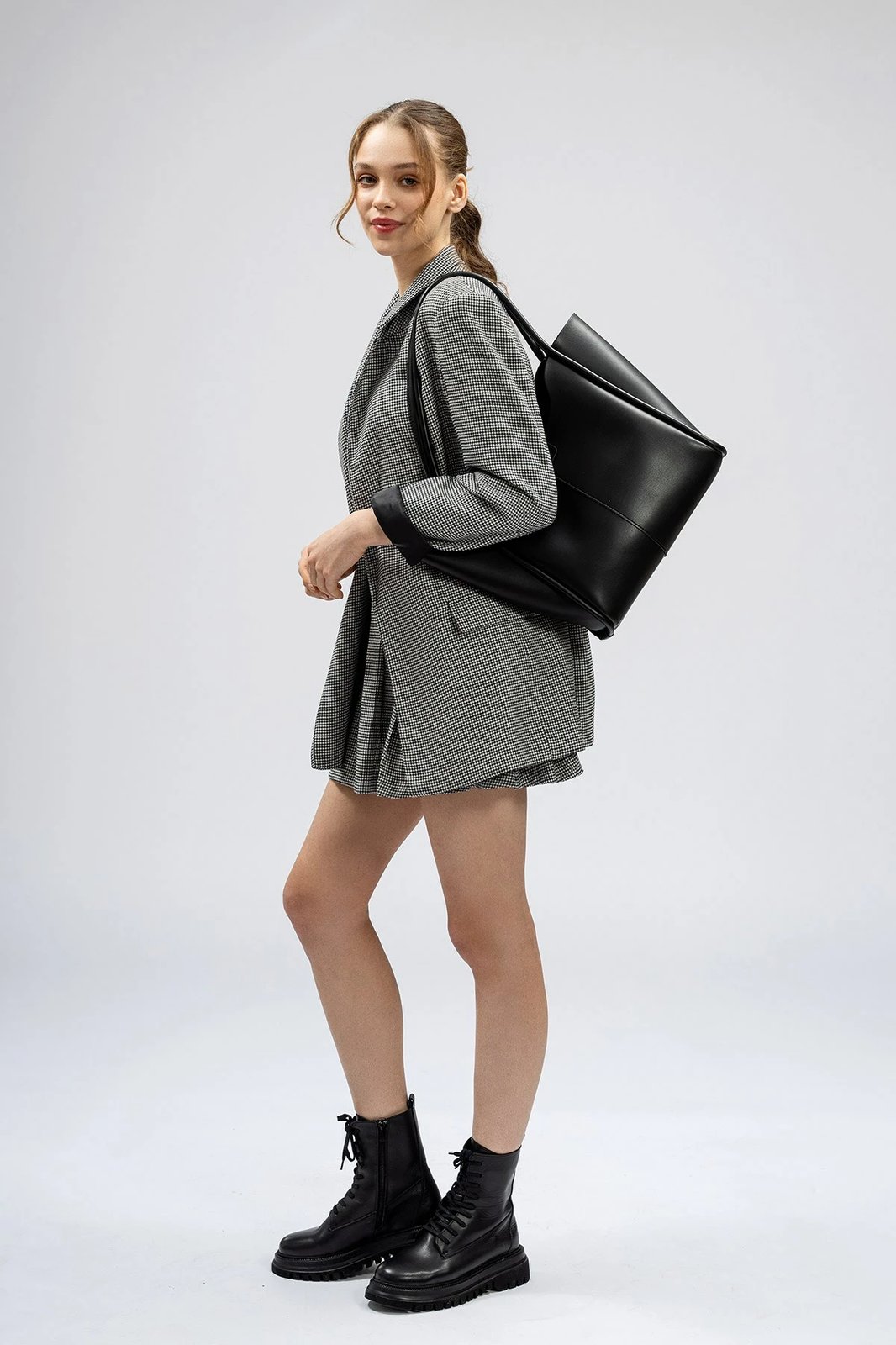 Tote bag Lucky Bees, e zezë, 1264 Npt