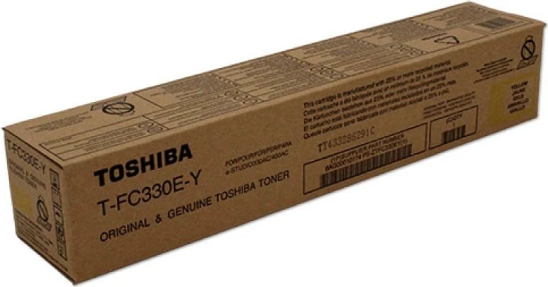 Toner, Toshiba T-FC330E-Y (T-FC330EY) 9750–23700 faqe, e verdhë