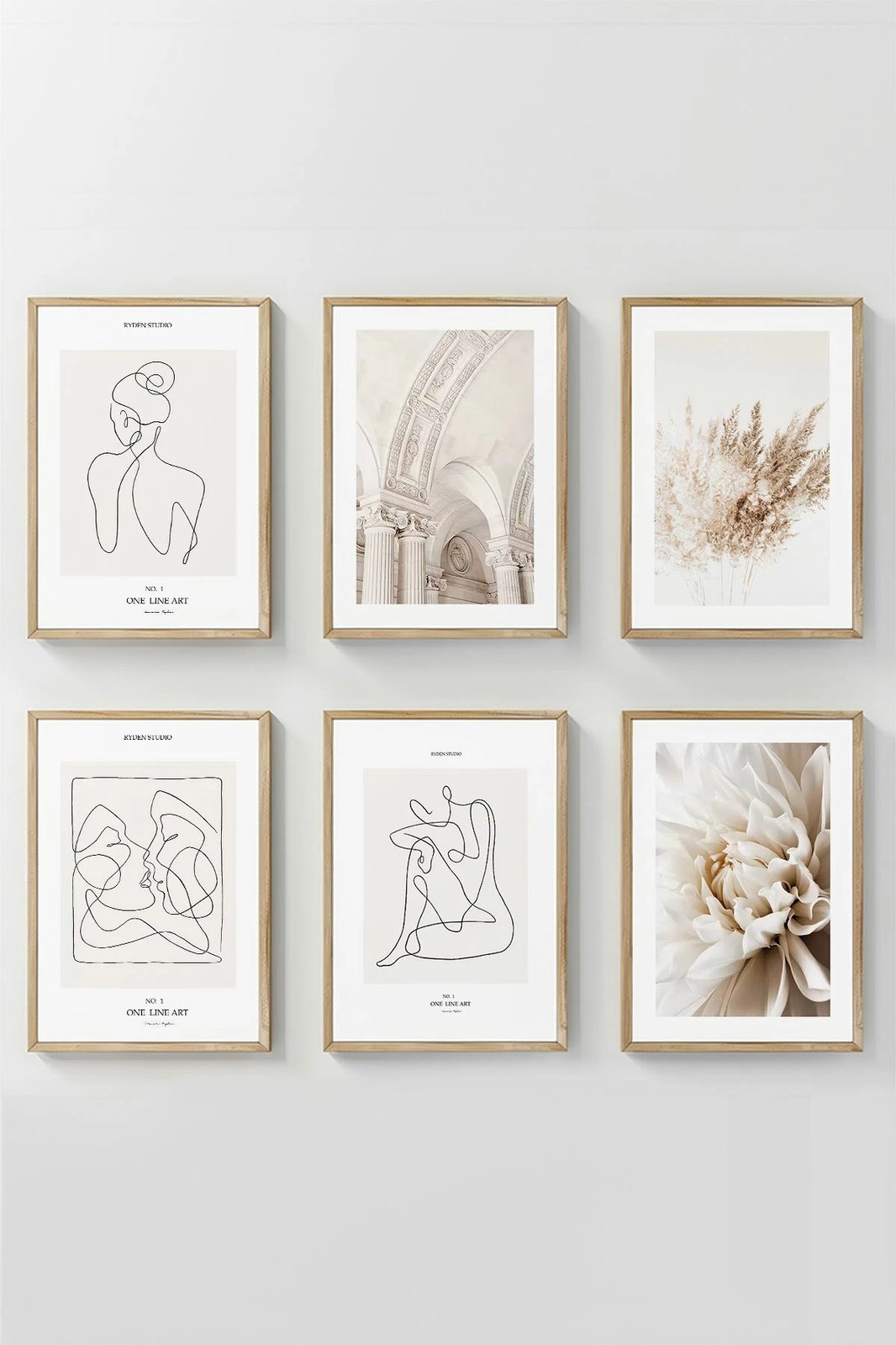 Set pikturash dekorative me kornizë (6 copë), Wallity, Artavessastko51