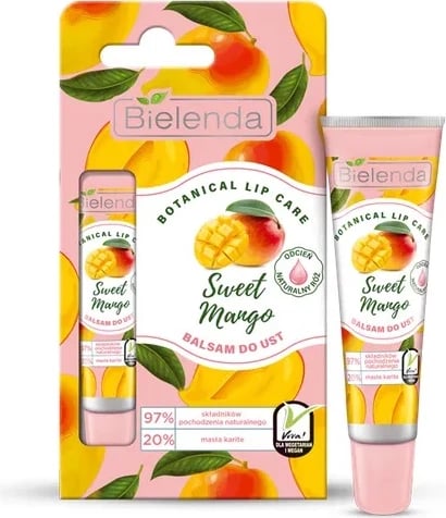 Balsam për buzë Bielenda Botanical Lip Care Balm do Lips Sweet Mango 10g