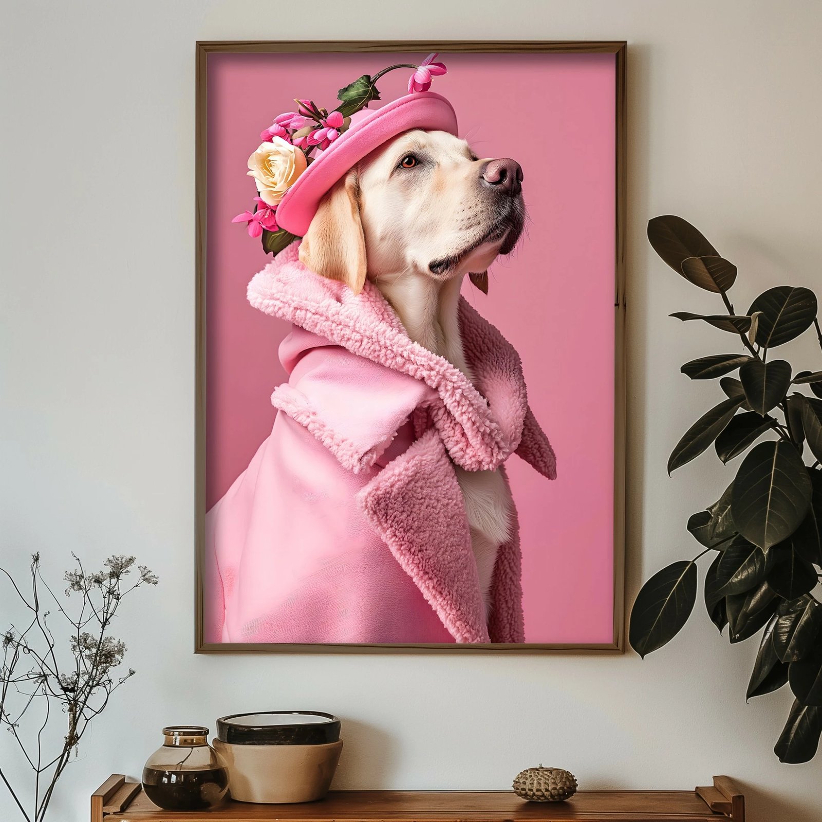 Pikturë dekorative me kornizë MDF, shumëngjyrëshe, Wallity GE077-L