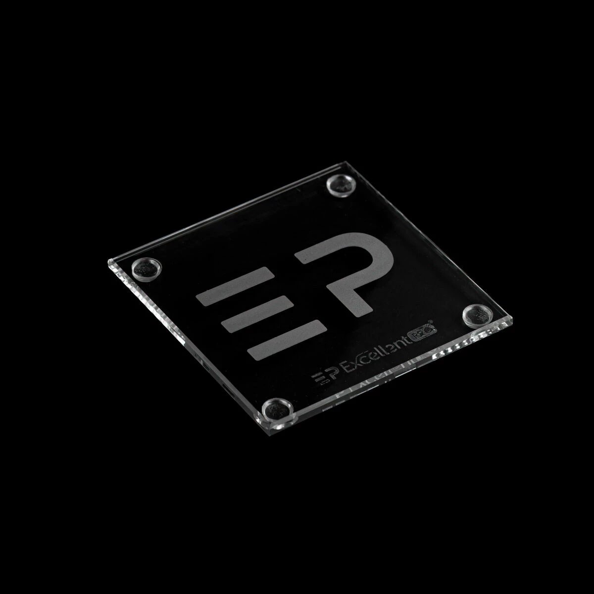 Podkallë xhami për manikyr Excellent PRO Glass Display për femra, 1 copë