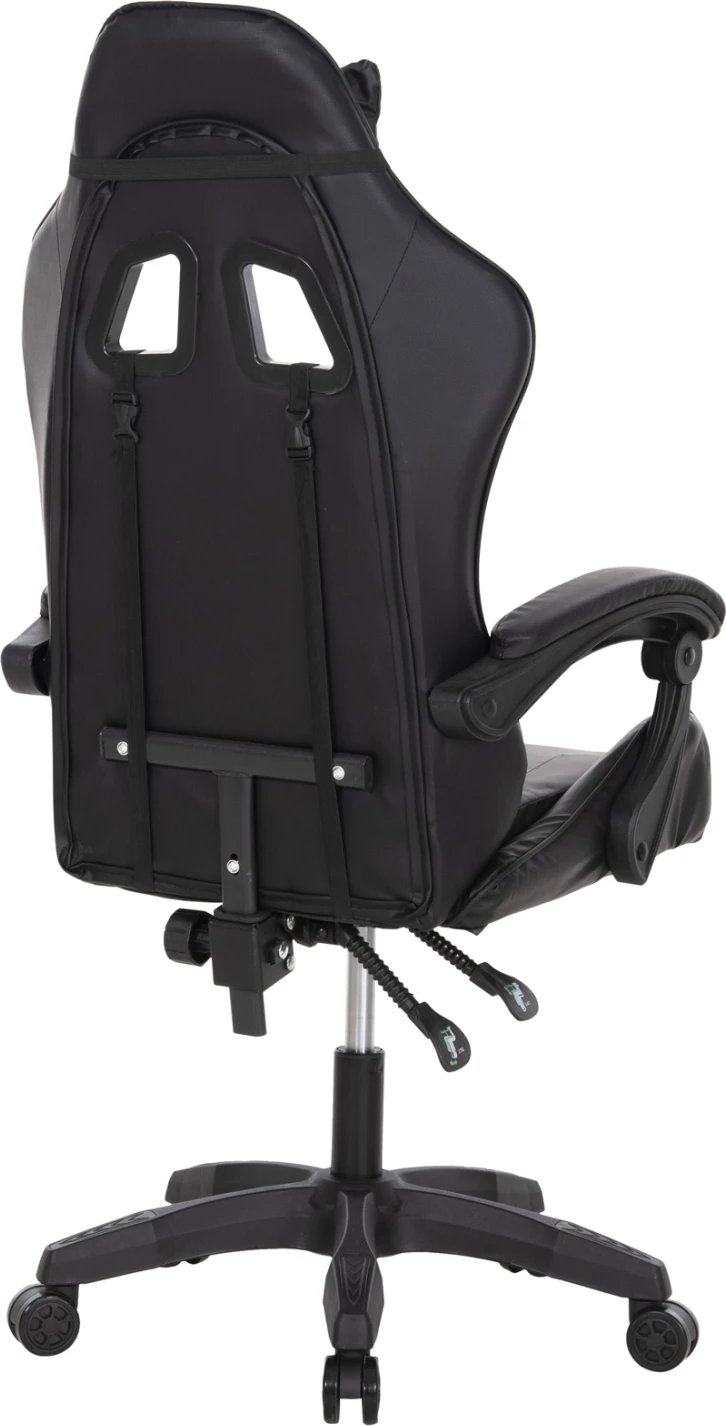 Karrige për lojëra MANCER FH1194, ngjyrë e zezë, PU-polipropilen, 59x69x125H cm