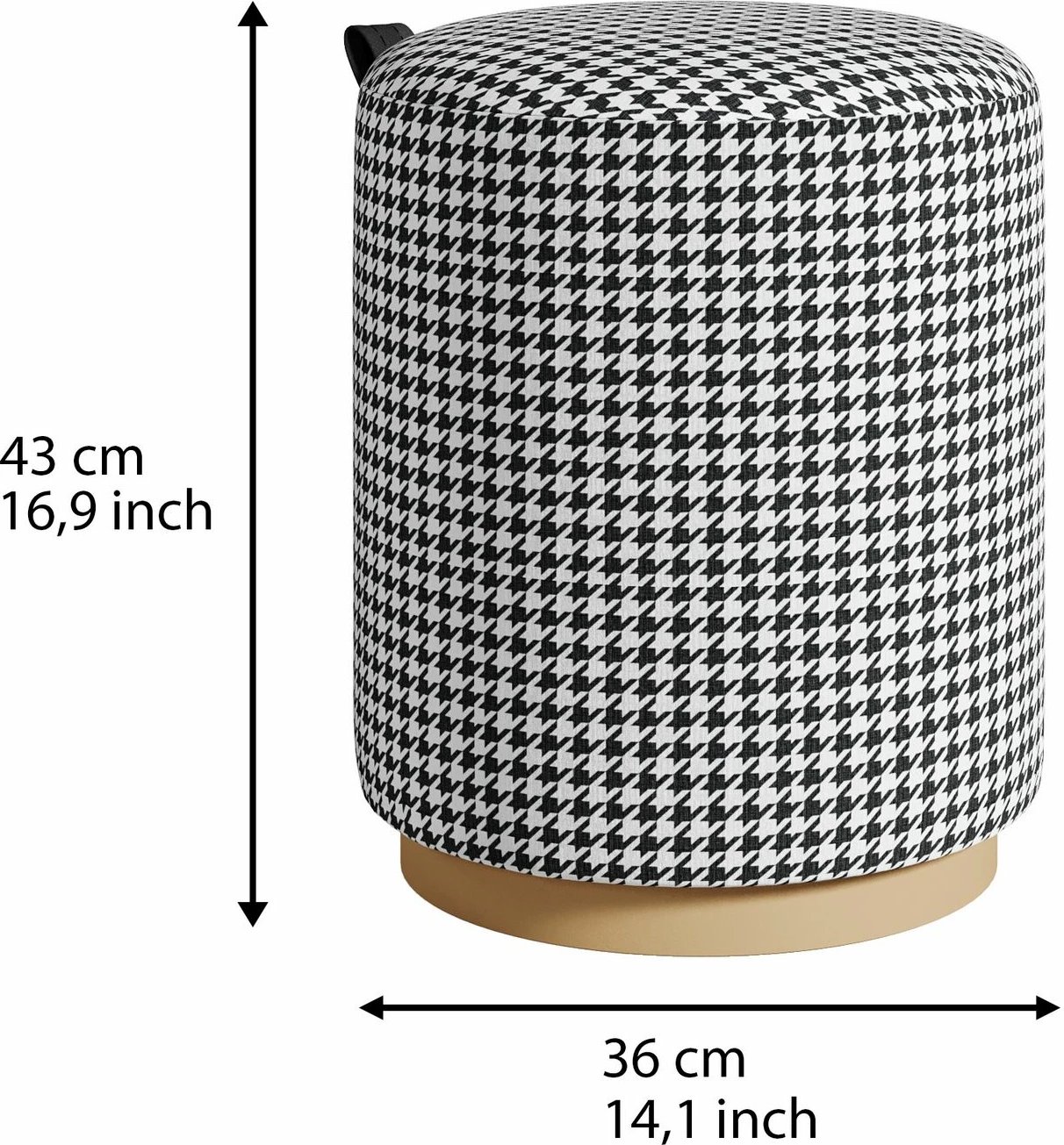 Tufet Macaria, e zezë dhe e bardhë