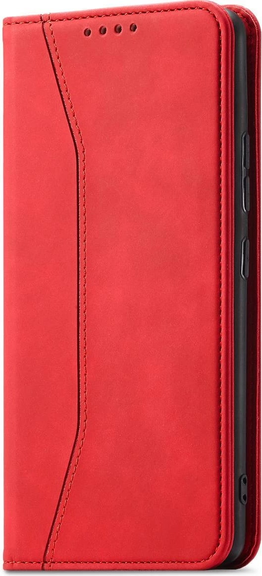Mbështjellës Hurtel Magnet Fancy Case për Samsung Galaxy S23+, me kapak, portofol dhe stand, Kuq