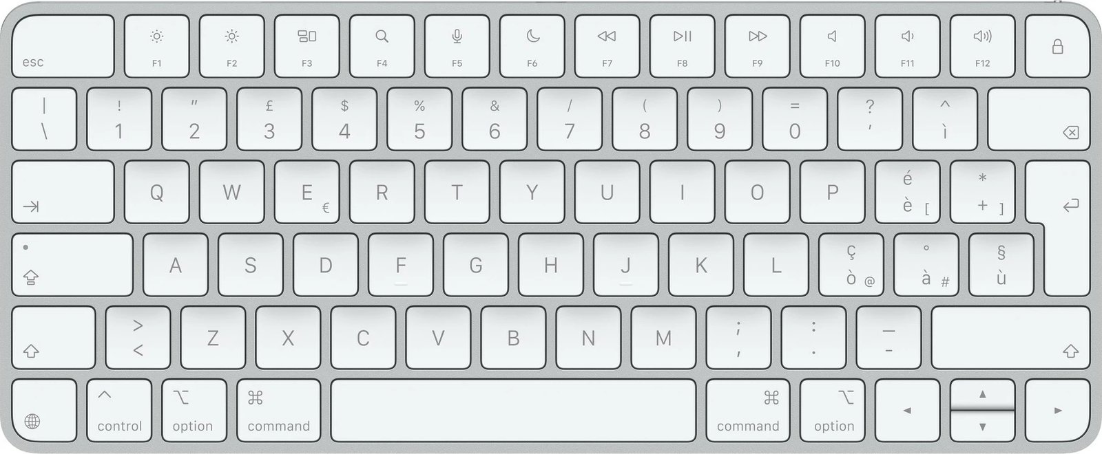 Tastierë Apple Magic, USB + Bluetooth, QWERTY, e bardhë