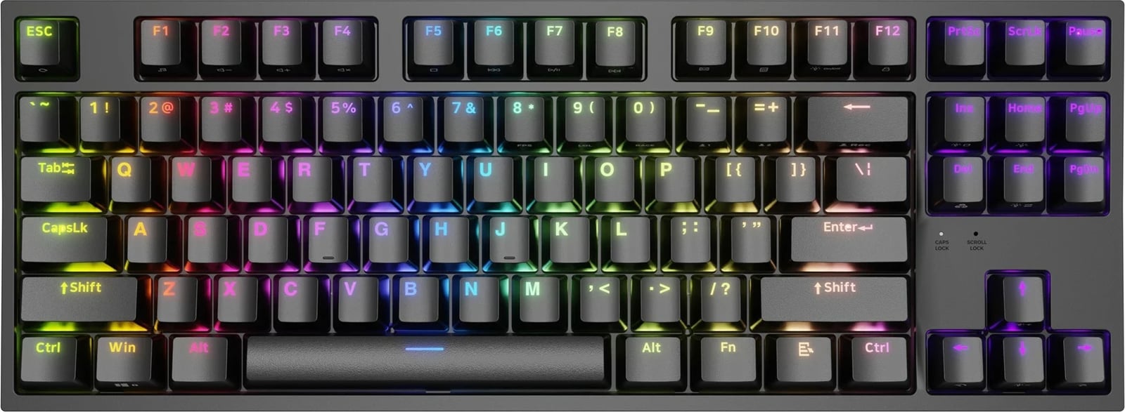 Tastierë GENESIS Thor 404 TKL, Gaming, USB, QWERTY, Anglisht, E zezë
