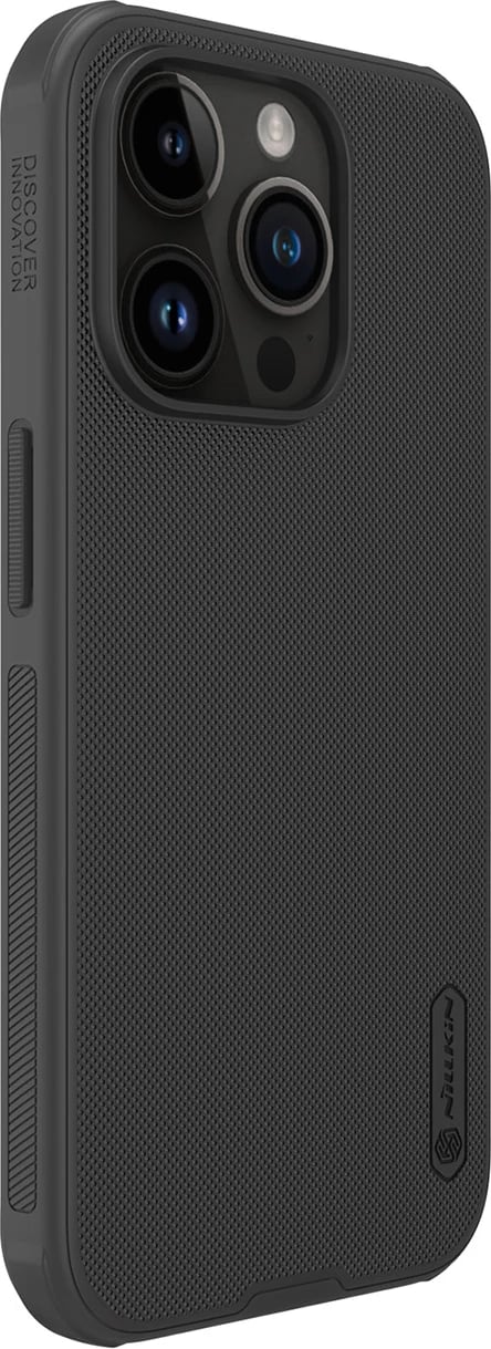 Mbështjellës Nillkin Super Frosted Shield Pro Magnetic për iPhone 15 Pro Max, i zi