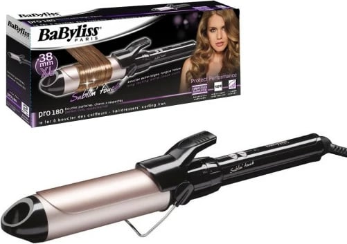 Figaro për flokë, BaByliss C338E, 38 mm, 150-180°C