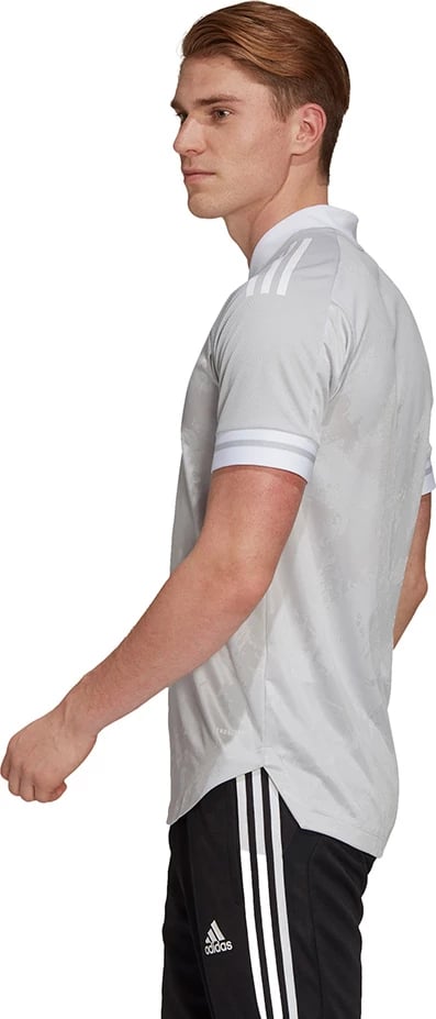 Maicë për meshkuj adidas, gri-bardhë