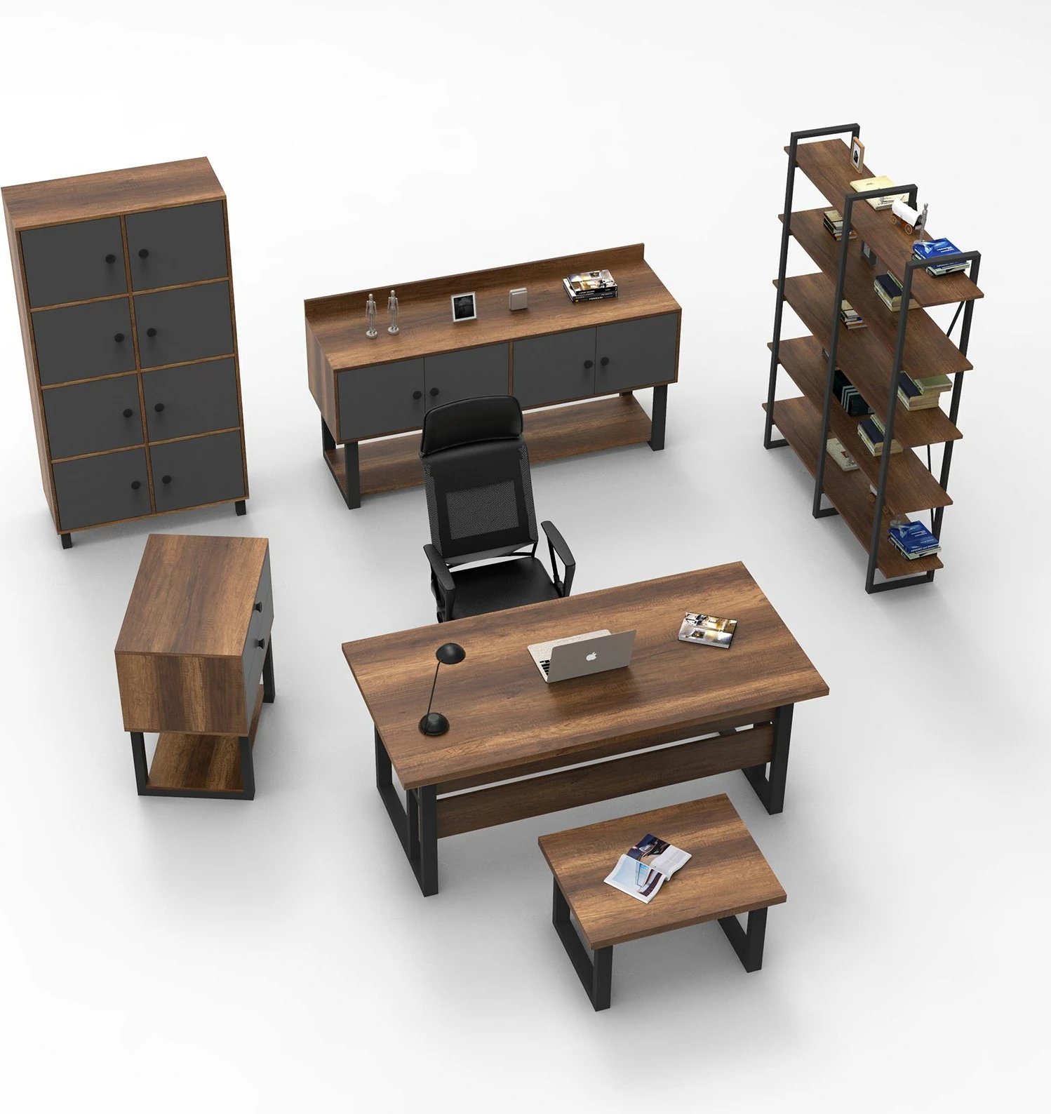 Set mobiljesh për zyre, ngjyrë barok, Skye Decor, Mn12-Ba