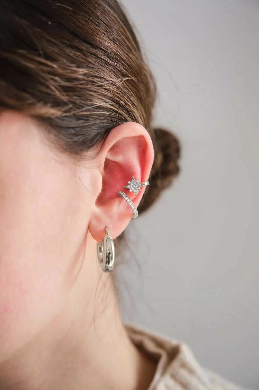 Vathë Jumeon, cuff, ngjyrë argjendi, gur zirkon, Cuff-Pusula01