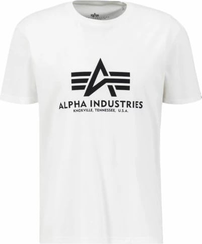 Maicë Alpha Industries për meshkuj, e bardhë