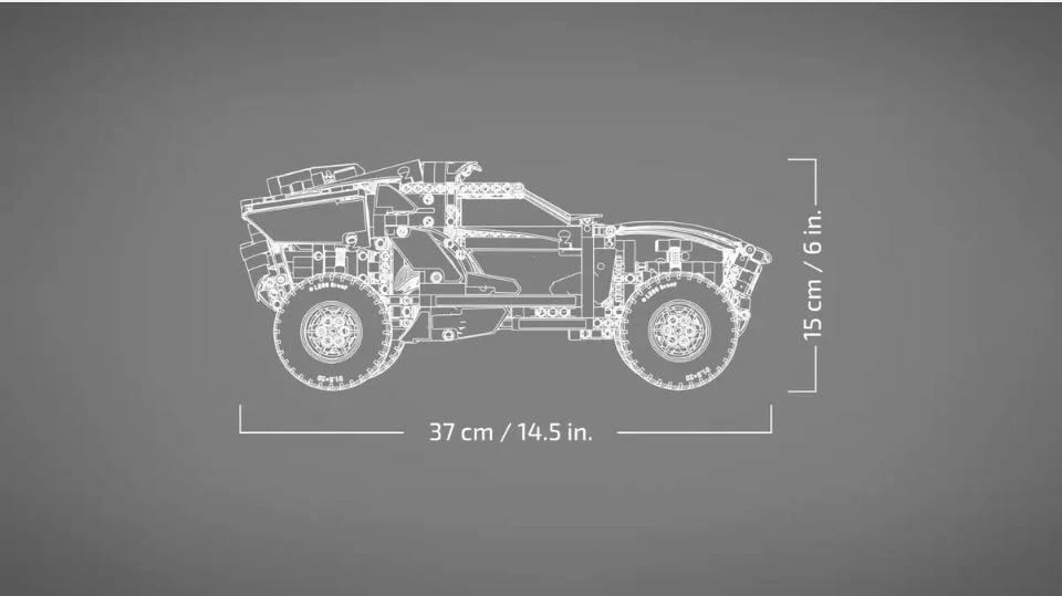 Set ndërtimi LEGO Technic Audi RS Q e-tron 42160, 914 pjesë, i zi