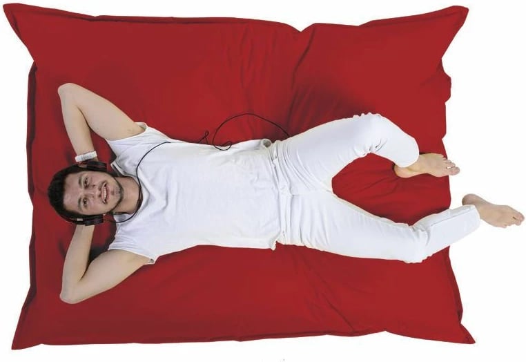 Jastëk i madh për kopsht, ngjyrë e kuqe, Atelier del Sofa, 140x180cm