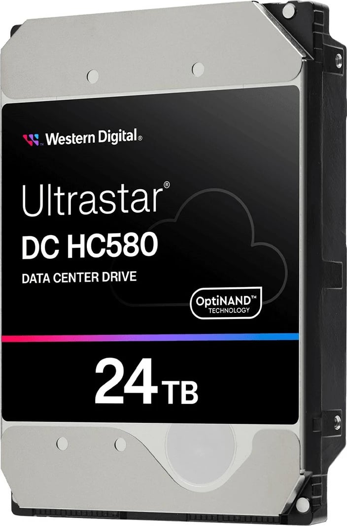 HDD Western Digital Ultrastar DC HC580, 24 TB, 7200 RPM, 512 MB, 3.5", Serial ATA
