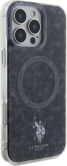 Mbështjellës U.S. Polo Assn. IML Ring MagSafe për iPhone 16 Pro, Zi Mbështjellës U.S. Polo Assn. IML Ring MagSafe për iPhone 16 Pro, Zi